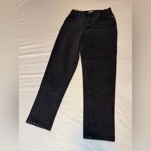 Northwest Blue Dark Gray Black High Waisted Straight Jeans Vintage Medium